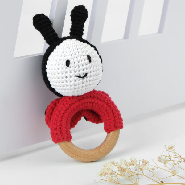 Carving Name Baby Soothing Bell Newborn Gift Bath Gift Knitted Cartoon Doll - Image 27