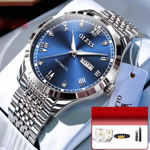 Men's Watch Men's Mechanical Watch Fully Automatic Simple Wind Waterproof Night Light Watch - Image 19