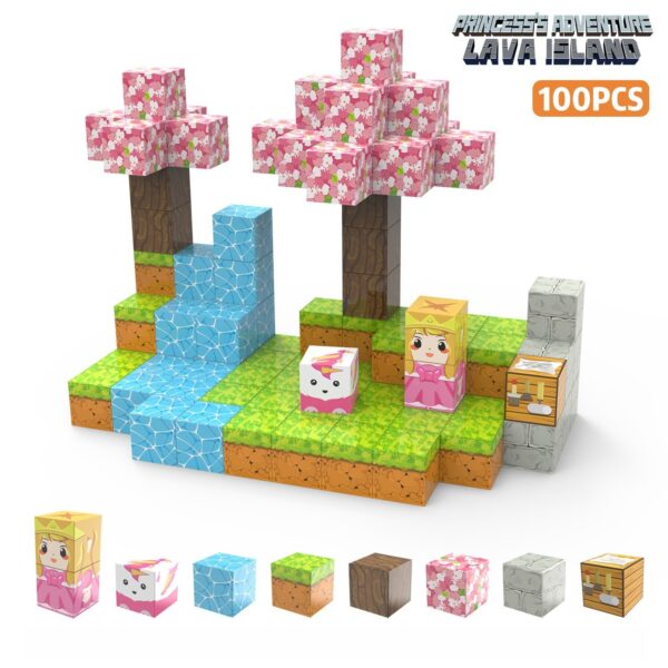 Magnetic cube Children's Educational Puzzle Assembly Toy Gift - Image 6