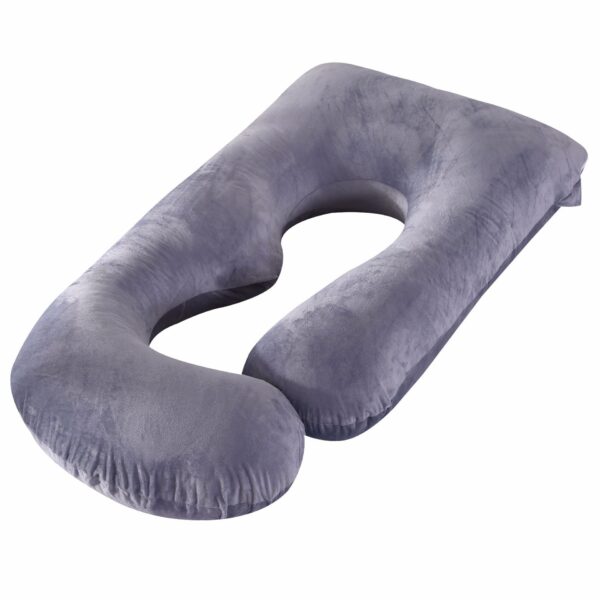 Pregnant women's detachable crystal velvet G-type side lying waist protection pillow - Image 2