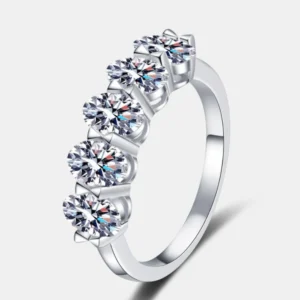 2.5 Carat Moissanite 925 Sterling Silver Ring
