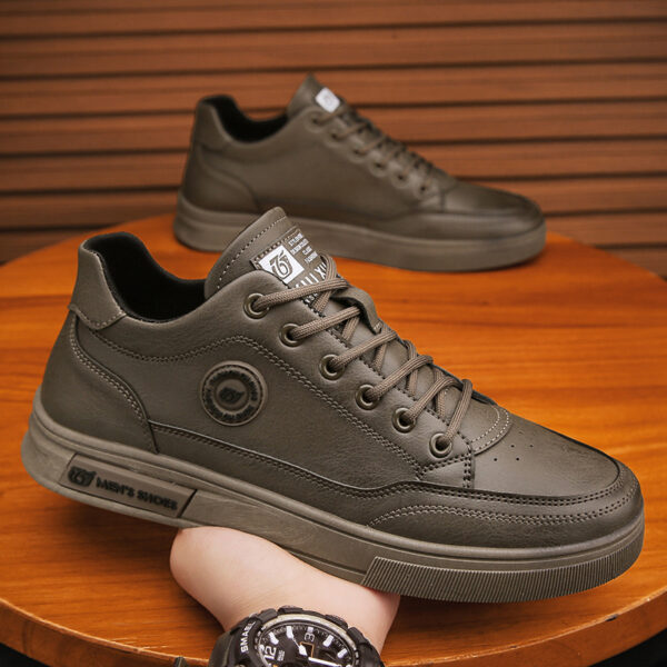 British style workwear Martin leather shoes soft soled casual shoes men's one foot trendy shoes - Image 7