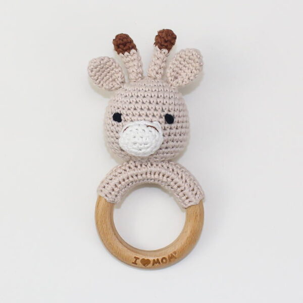 Carving Name Baby Soothing Bell Newborn Gift Bath Gift Knitted Cartoon Doll - Image 17