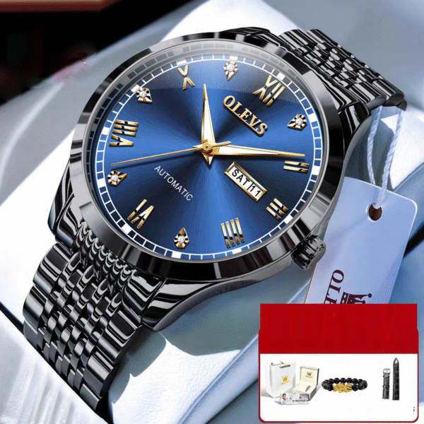 Men's Watch Men's Mechanical Watch Fully Automatic Simple Wind Waterproof Night Light Watch - Image 13