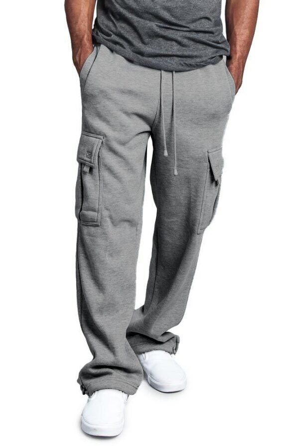 men's Sportswear Joggers fitness training cargo Sweatpants Loose Elastic waist Brand Trousers cotton Breathable muscle Men Pants - Image 4