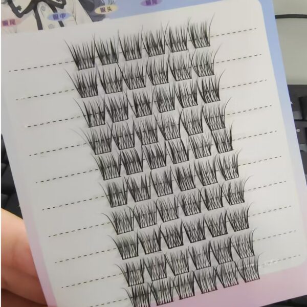Sunflower Comics Pure Desire Eyelash Simulation Natural Thickening Large Segmented Trilogy False Eyelash Laziness - Image 3