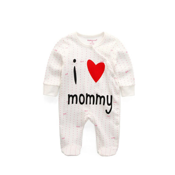 Newborn pure cotton double button crawling clothes baby jumpsuit closed door children's clothing - Image 21