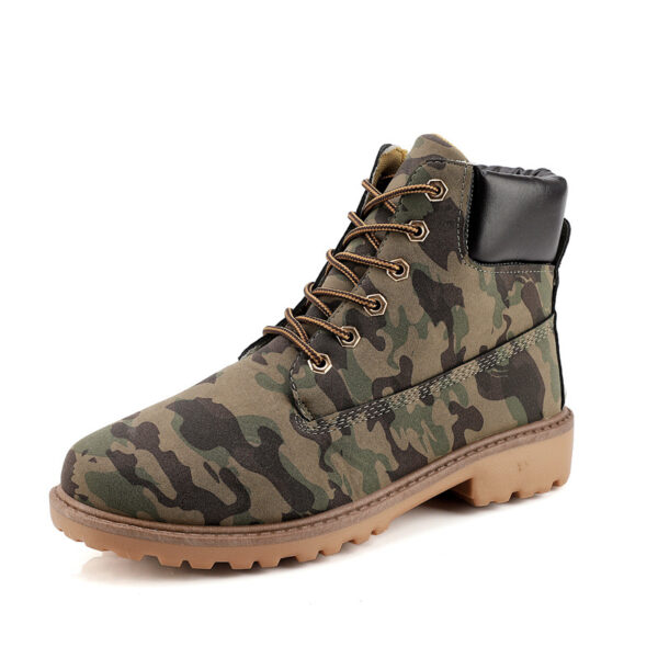 Fashionable high top Martin boots for men casual Baotou workwear shoes autumn and winter men's boots - Image 9
