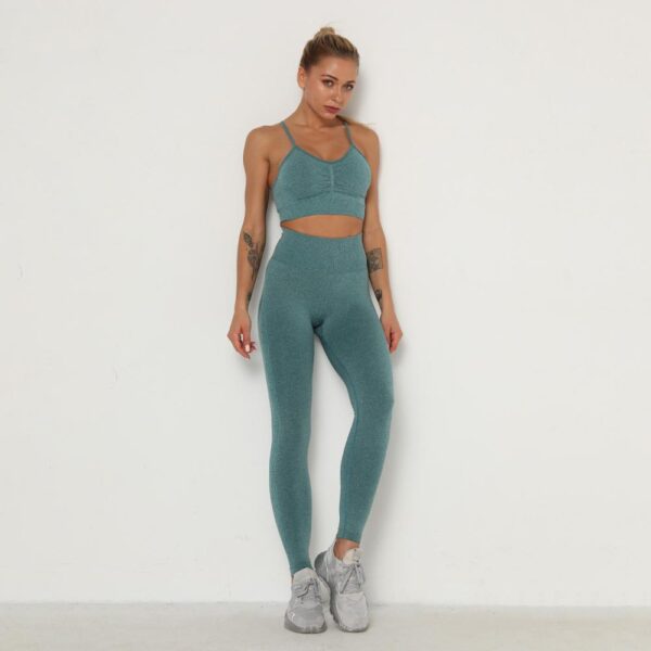 Yoga Clothing Set Sports Suit Women Sportswear Sports Outfit Fitness Set Athletic Wear Gym Seamless Workout Clothes For Women - Image 31