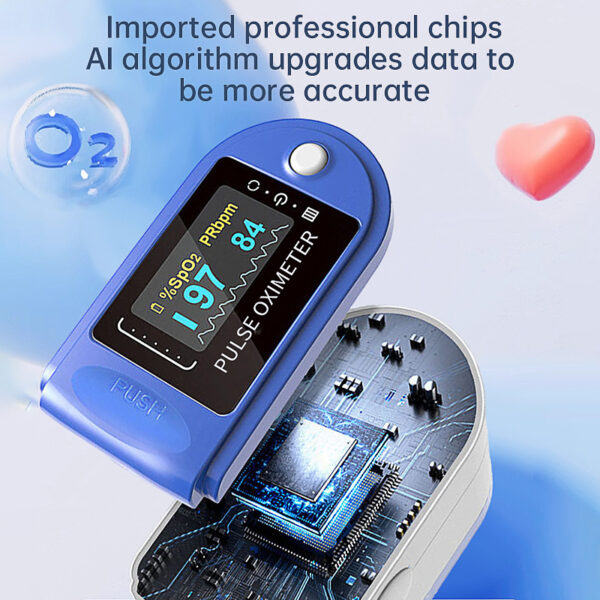 Pulse oximeter LK88 finger clamp blood oxygen detector blood oxygen saturation fingertip heart rate monitoring - Image 2