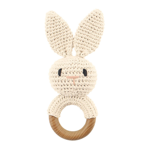 Carving Name Baby Soothing Bell Newborn Gift Bath Gift Knitted Cartoon Doll - Image 7