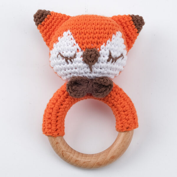 Carving Name Baby Soothing Bell Newborn Gift Bath Gift Knitted Cartoon Doll - Image 21