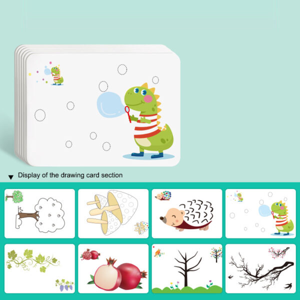 Children's Finger Drawing Paint Kindergarten Color Printing Mud Baby Graffiti Printing Pad Drawing Tool Palm Pointillism - Image 7
