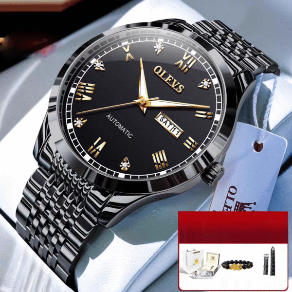 Men's Watch Men's Mechanical Watch Fully Automatic Simple Wind Waterproof Night Light Watch - Image 14