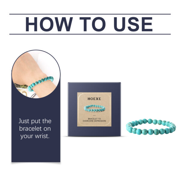 Blue Turquoise Bracelet, Simple And Elegant Personality With Stylish Accessories Hand Decoration Portable Bracelet - Image 6