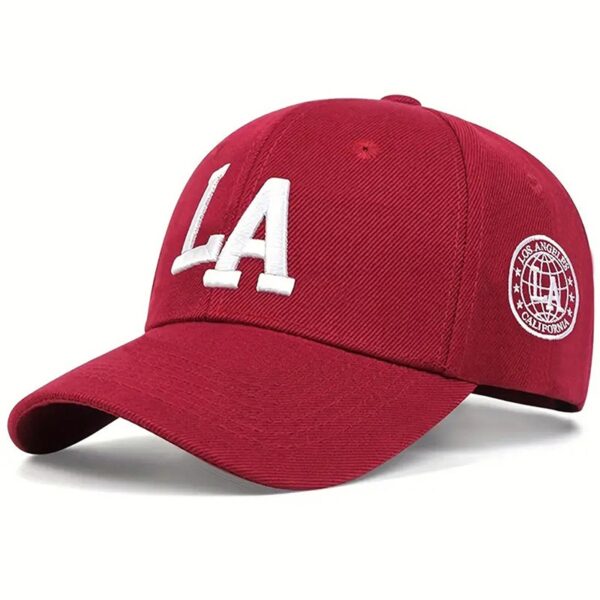 3D Embroidered LA Baseball Hats for Men and Women Outdoor Sunscreen Hard Top Duck Tongue Hats - Image 11