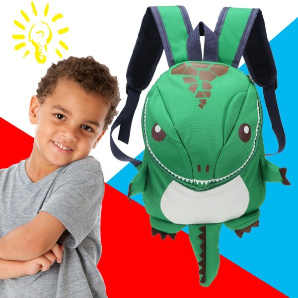 3D Dinosaur Backpack For Boys Girls Children waterproof backpacks kids kindergarten Small School Bag Girls Animal School Bags - Image 2
