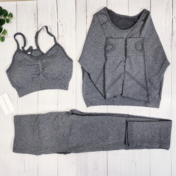 Yoga Clothing Set Sports Suit Women Sportswear Sports Outfit Fitness Set Athletic Wear Gym Seamless Workout Clothes For Women - Image 35