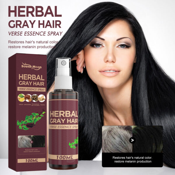 Herbal Black Hair Liquid Polygonum Multiflorum Herb Essence Moisturizing Black Hair Conditioner - Image 3