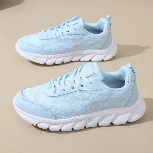 Lace Up Round Toe Star Mesh Athletic - Image 8