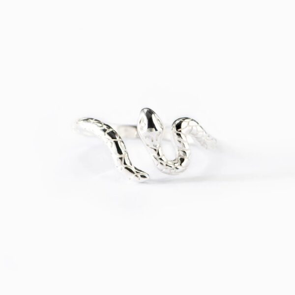 925 Sterling Silver Snake Ring - Image 5