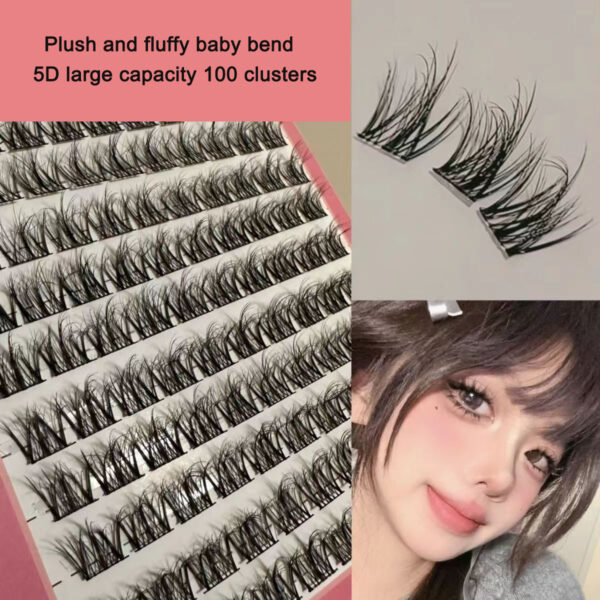 Sunflower Comics Pure Desire Eyelash Simulation Natural Thickening Large Segmented Trilogy False Eyelash Laziness - Image 30