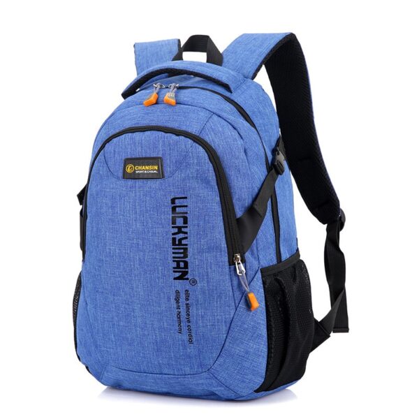 New Fashion Men's Backpack Bag Male Polyester Laptop Backpack Computer Bags high school student college students bag male - Image 5