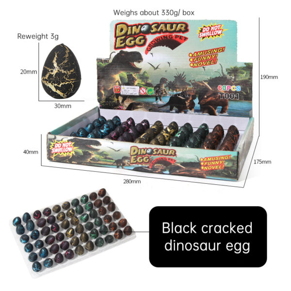Dinosaur egg children soak in water to expand hatching small toys cracked shell simulation animal - Image 7