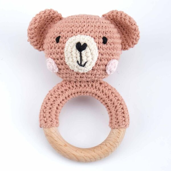 Carving Name Baby Soothing Bell Newborn Gift Bath Gift Knitted Cartoon Doll - Image 28