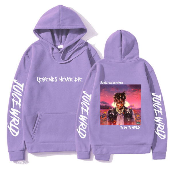 Rapper Juice WRLD Hoodies Men Women Sweatshirts - Image 32