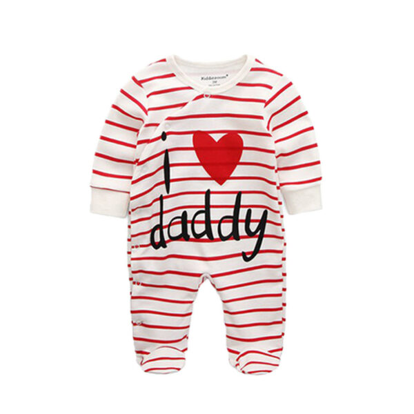 Newborn pure cotton double button crawling clothes baby jumpsuit closed door children's clothing - Image 20