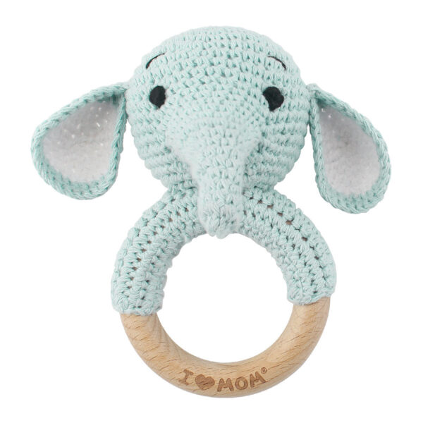 Carving Name Baby Soothing Bell Newborn Gift Bath Gift Knitted Cartoon Doll - Image 20