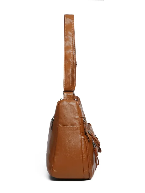 PU Multi-Compartment Crossbody Bag - Image 4