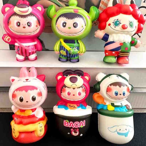 Netbag Egg Boy Party Pinch Music Stress Relief Toy Slow Rebound Ventilatory Artifact Cartoon Stress Relief Student Small Gift Item - Image 9