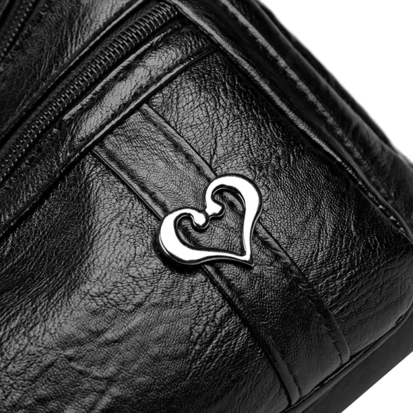 PU Leather Multi-Pockets Crossbody Bag - Image 13