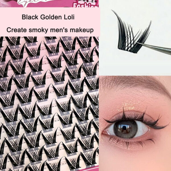 Sunflower Comics Pure Desire Eyelash Simulation Natural Thickening Large Segmented Trilogy False Eyelash Laziness - Image 24