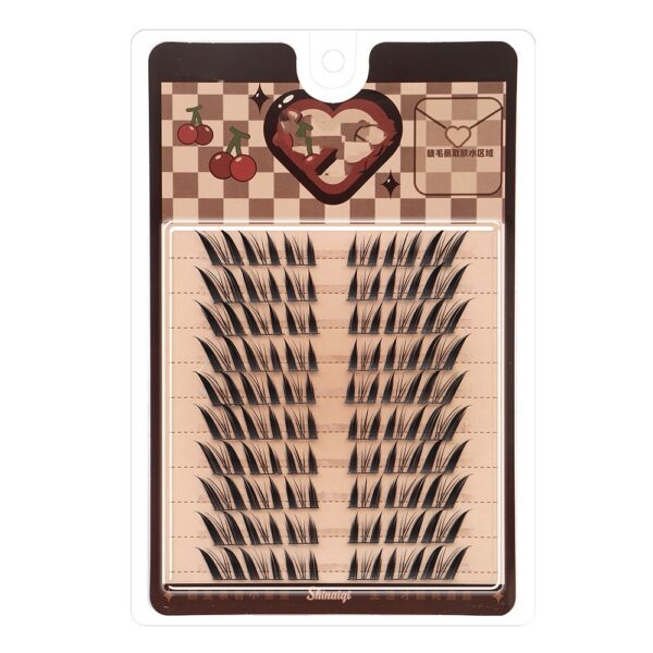 Sunflower Comics Pure Desire Eyelash Simulation Natural Thickening Large Segmented Trilogy False Eyelash Laziness - Image 16