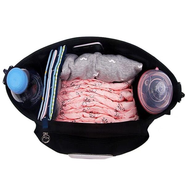 Baby Stroller Organizer Bag Mummy Diaper Bag Hook Baby Carriage Waterproof Large Capacity Stroller Accessories Travel Nappy - Image 2