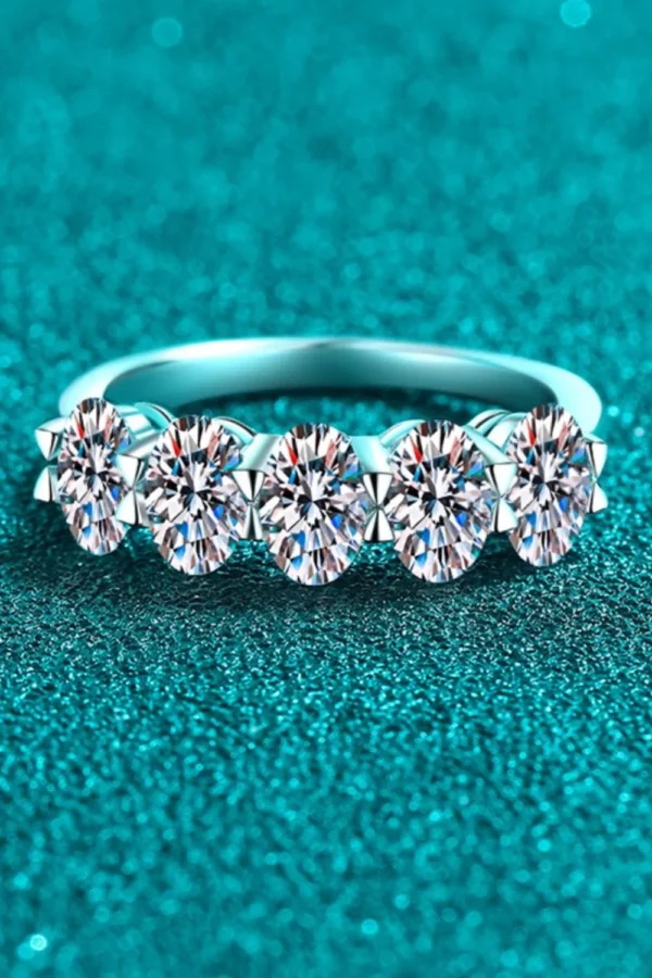 2.5 Carat Moissanite 925 Sterling Silver Ring - Image 4