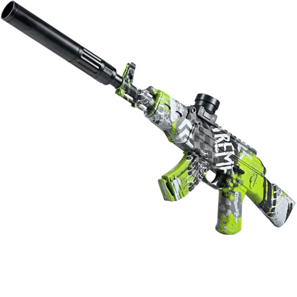 Electric high-speed continuous firing AK boy soft bullet toy gun