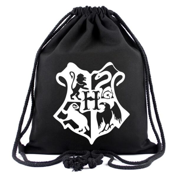 Harry Potter Drawstring Bag Backpack Canvas Backpack for men and women - Image 3