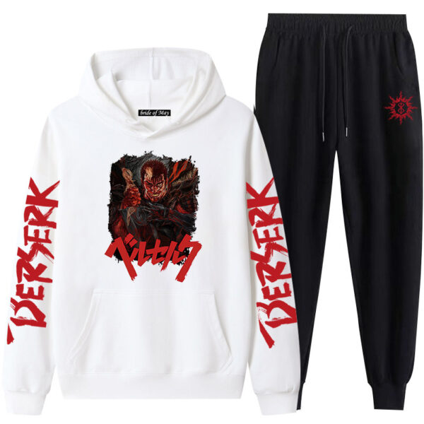 Bersek Sword Wind Legend Couples Sweatshirt Leggings Hooded Suit Men And Women Two-Piece - Image 12