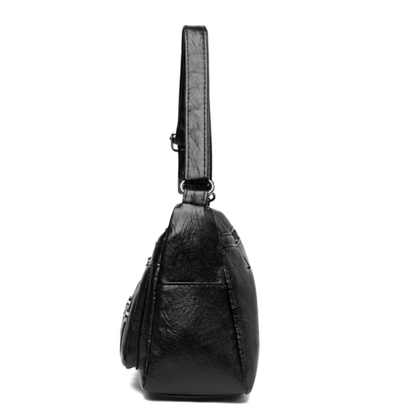 PU Leather Multi-Pockets Crossbody Bag - Image 11