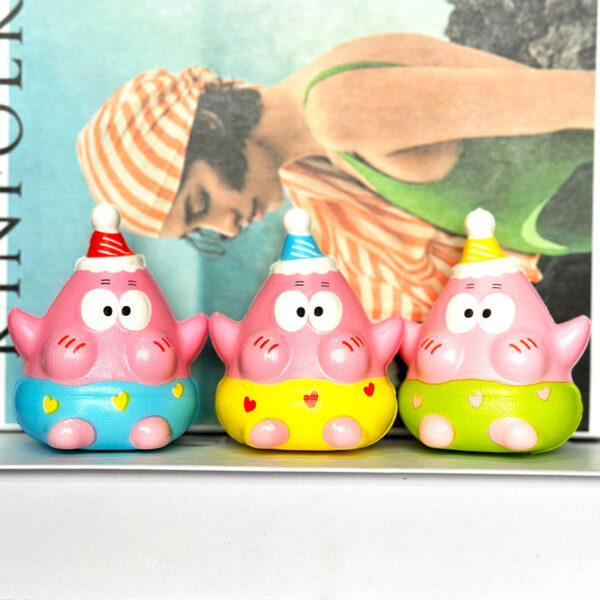 Netbag Egg Boy Party Pinch Music Stress Relief Toy Slow Rebound Ventilatory Artifact Cartoon Stress Relief Student Small Gift Item - Image 20
