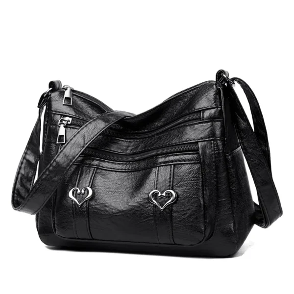 PU Leather Multi-Pockets Crossbody Bag - Image 15