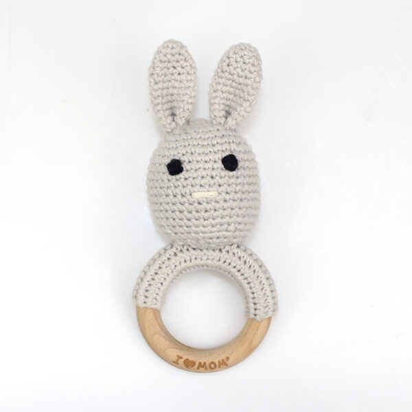 Carving Name Baby Soothing Bell Newborn Gift Bath Gift Knitted Cartoon Doll - Image 19