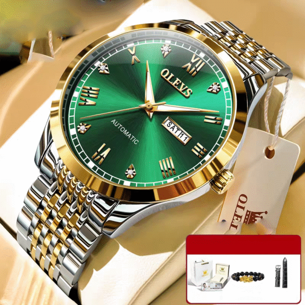Men's Watch Men's Mechanical Watch Fully Automatic Simple Wind Waterproof Night Light Watch - Image 15