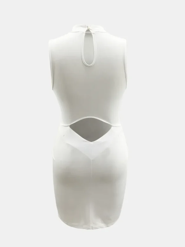 Cutout Mock Neck Sleeveless Dress - Image 10