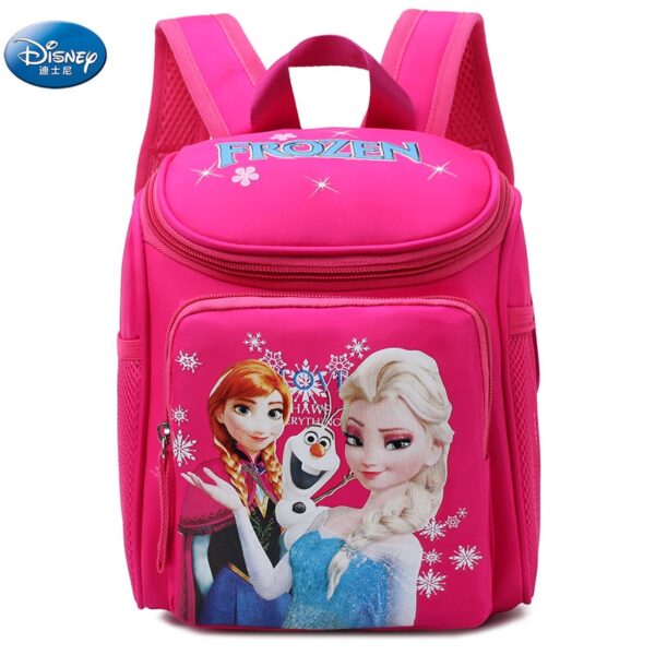 girls frozen elsa annaSnow Queen princess Plush Backpacks kids disney  School Bag Breathable backpack - Image 7
