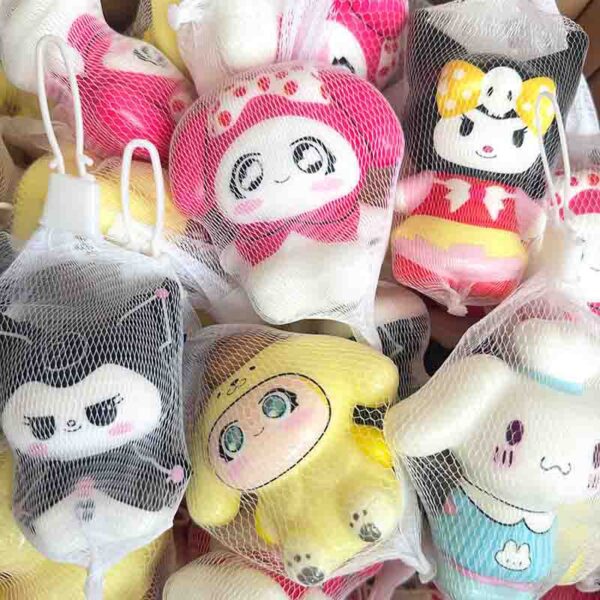 Netbag Egg Boy Party Pinch Music Stress Relief Toy Slow Rebound Ventilatory Artifact Cartoon Stress Relief Student Small Gift Item - Image 30